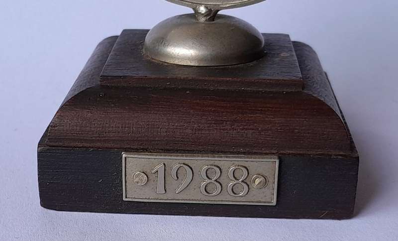 1988 SA Service Shooting Medal Trophy.  "Commando Brandewyn"