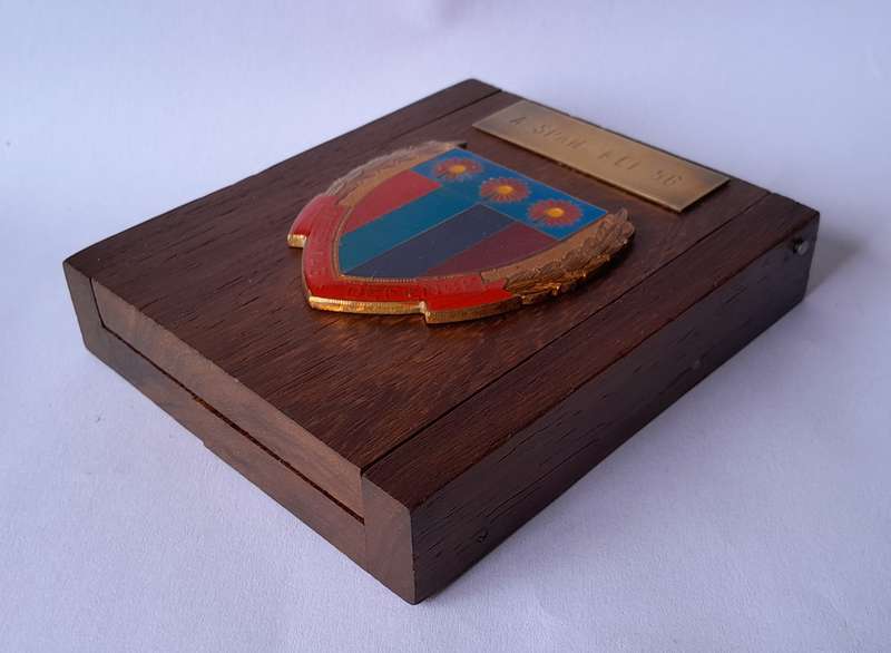 1986 SADF Northern Transvaal "Weermag Diens Skietklub" Medal. Cased.