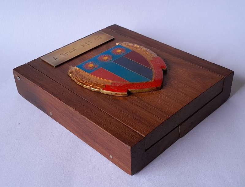 1986 SADF Northern Transvaal "Weermag Diens Skietklub" Medal. Cased.