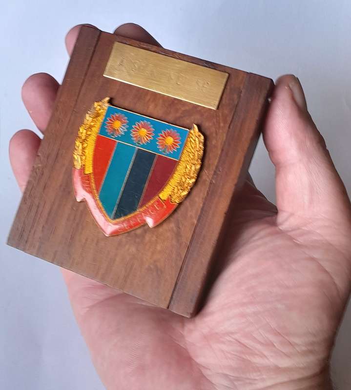 1986 SADF Northern Transvaal "Weermag Diens Skietklub" Medal. Cased.