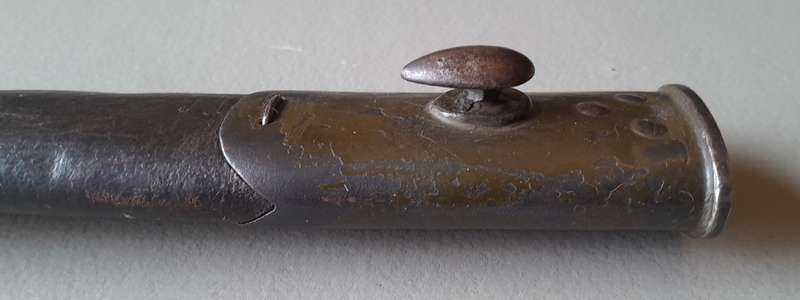 S.A. Police Issue WW1 1907 Pattern Sanderson Sword Bayonet With Scabbard.