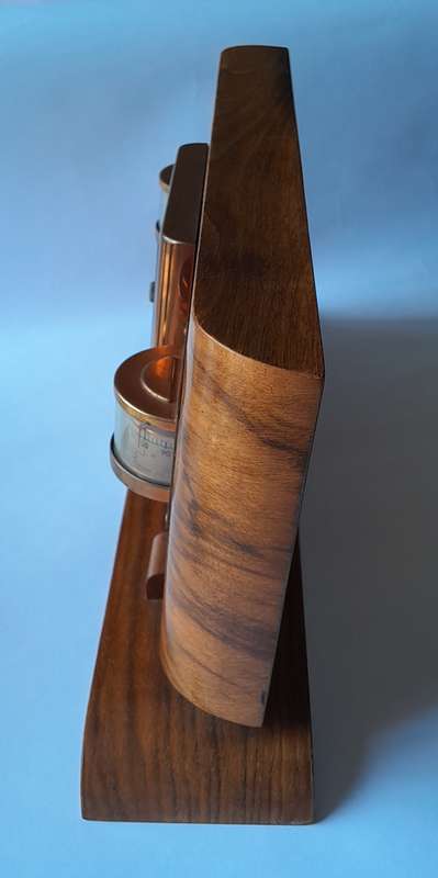"Reserved". Rare Art Deco German "Lufft" Weather Station.  Superb Design. 33 x 15cm.