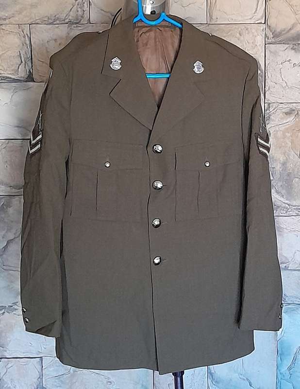 1975 SADF Border War Service Dress Tunic with Flashes, Badges, Ranks etc.
