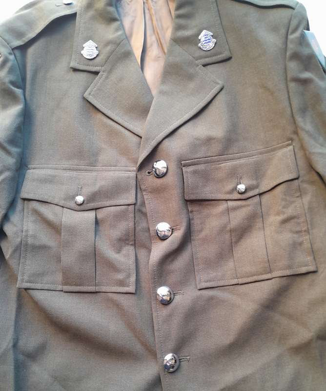1975 SADF Border War Service Dress Tunic with Flashes, Badges, Ranks etc.