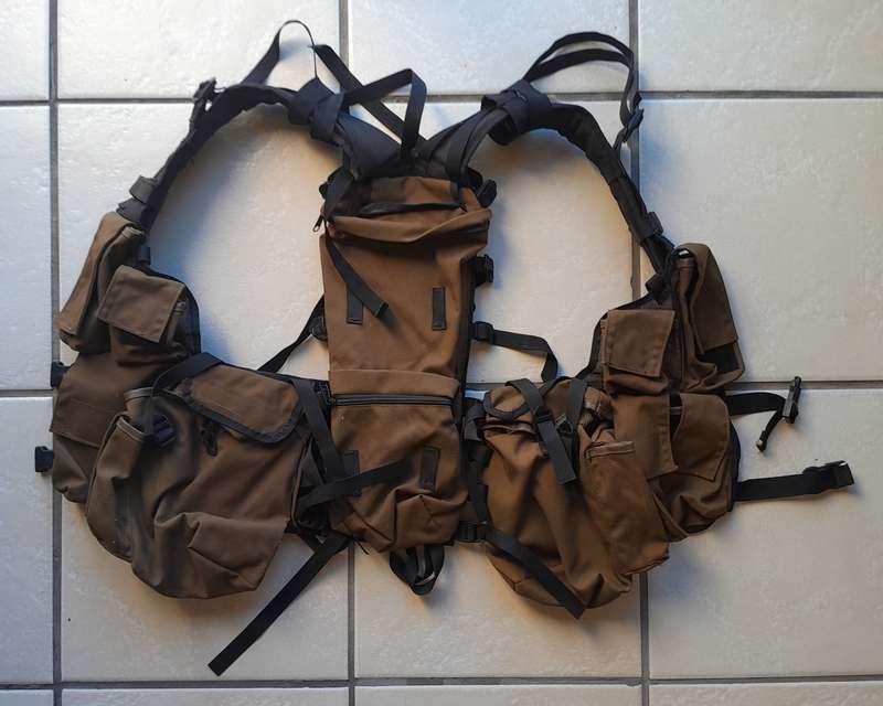Original SADF Issued Patt. 83 Battle Jacket Ammunition Vest.  SPECIFICO.