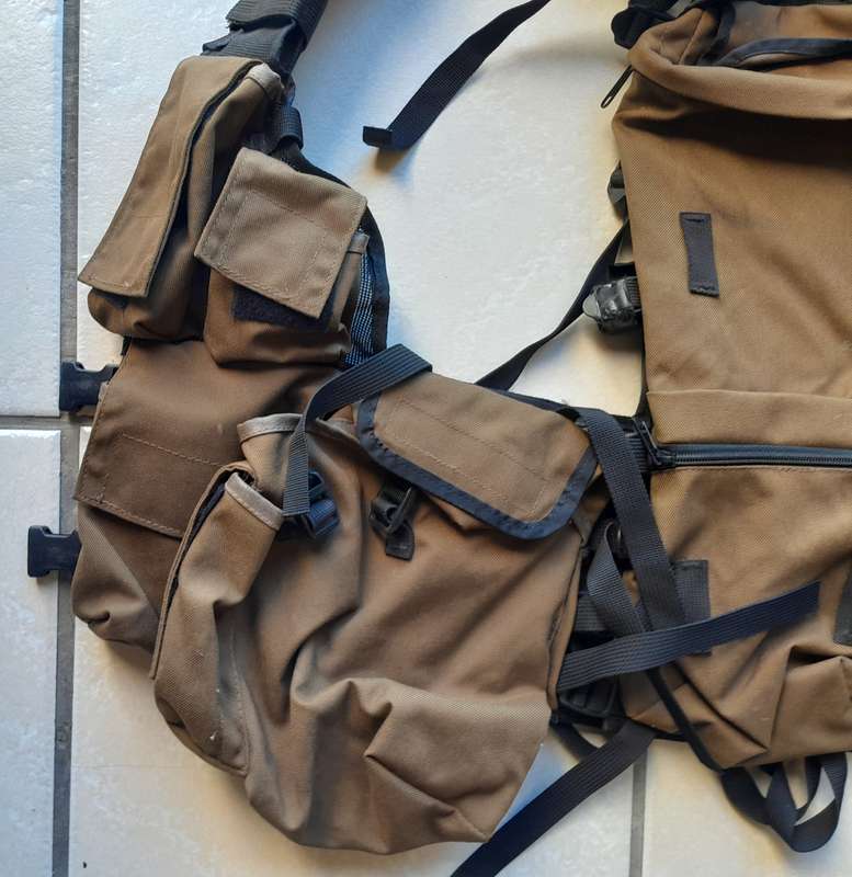 Original SADF Issued Patt. 83 Battle Jacket Ammunition Vest.  SPECIFICO.