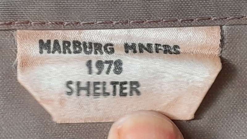 1978 SADF Border War Shelter.  MARBURG MNFRS. 2.12 x 1.74 Meters.