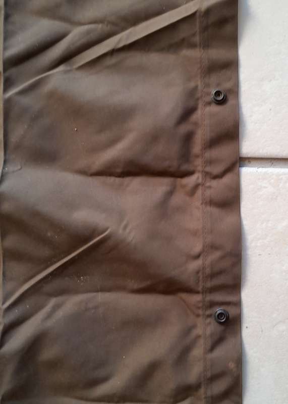 1978 SADF Border War Ground Sheet.  Foldable With Carry Handles.  MARBURG MNFRS.  1.8m x 90cm.