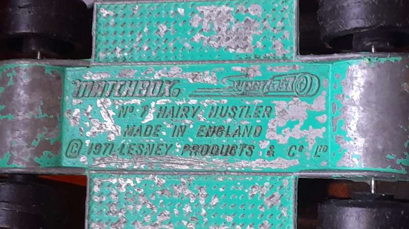 1970's Lesney Matchbox Die Cast Hairy Hustler.