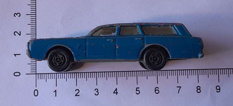 1970's Lesney Matchbox Die Cast Mercury Station Wagon.  Dogs In the Back.