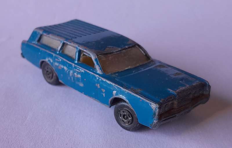 1970's Lesney Matchbox Die Cast Mercury Station Wagon.  Dogs In the Back.