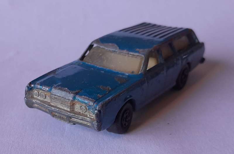 1970's Lesney Matchbox Die Cast Mercury Station Wagon.  Dogs In the Back.
