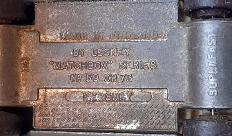 1970's Lesney Matchbox Die Cast Mercury Station Wagon.  Dogs In the Back.