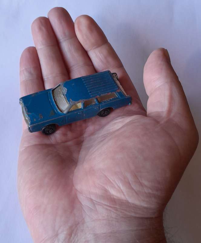 1970's Lesney Matchbox Die Cast Mercury Station Wagon.  Dogs In the Back.