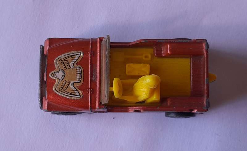 1980's Corgi Die Cast CJ-6 Jeep.  With Driver.