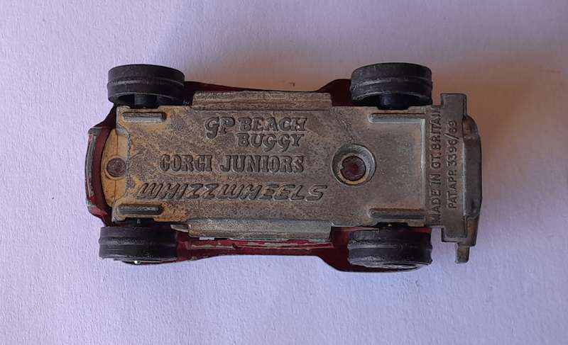 1970's Corgi Juniors Whizzwheels Die Cast GP Beach Buggy.