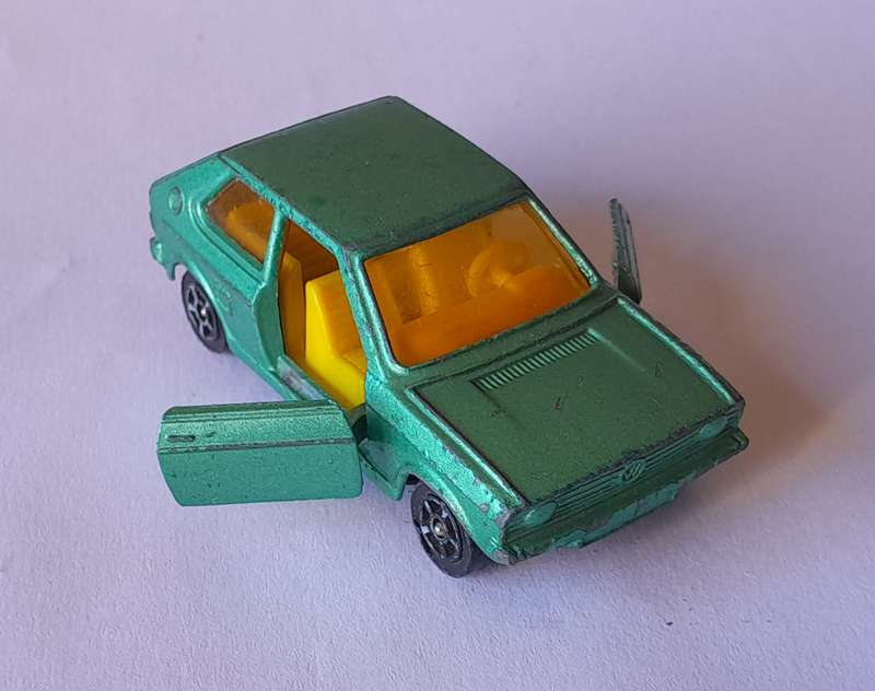 1970's Corgi Juniors Die Cast VW Polo.  Opening Doors.