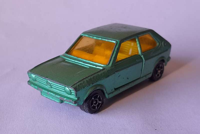 1970's Corgi Juniors Die Cast VW Polo.  Opening Doors.