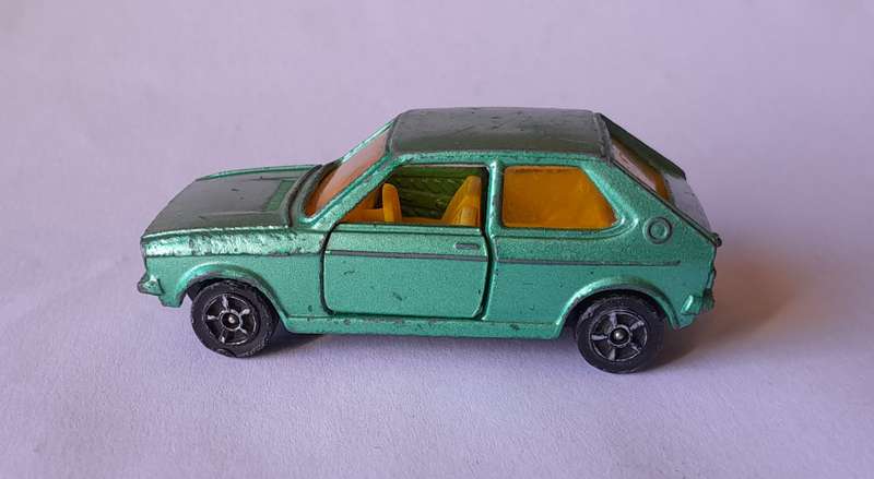 1970's Corgi Juniors Die Cast VW Polo.  Opening Doors.