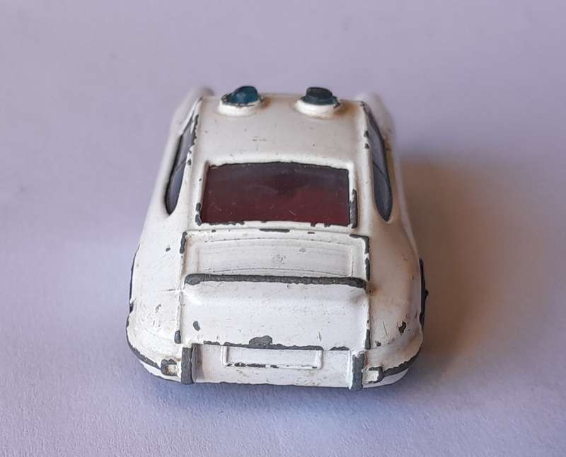 1980's Corgi Juniors Die Cast Porsche Carrera Police Car.