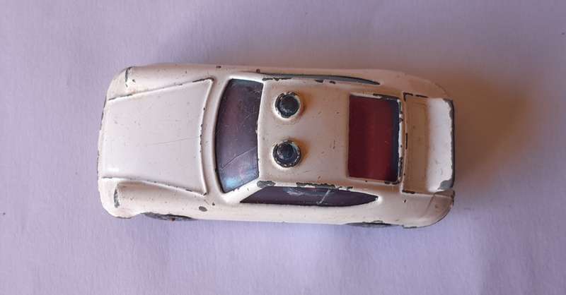 1980's Corgi Juniors Die Cast Porsche Carrera Police Car.