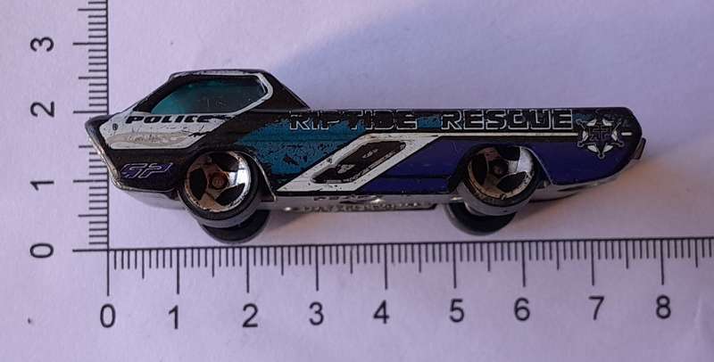 1960's Hot Wheels Die Cast Diora 1 Police Rip Tide Rescue.
