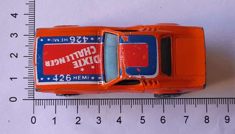 Rare 1982 Hot Wheels Die Cast Dodge Dixie Challenger 426 Hemi.