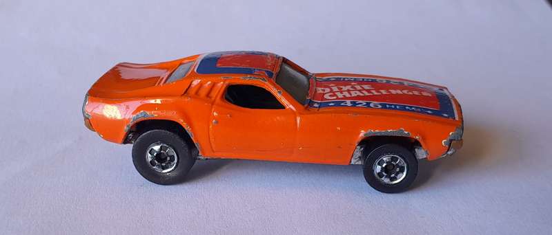 Rare 1982 Hot Wheels Die Cast Dodge Dixie Challenger 426 Hemi.