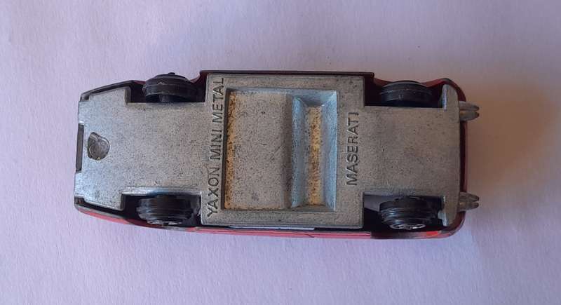 Rare 1970's Yaxon Mini Metal Die Cast Maserati Boomerang.
