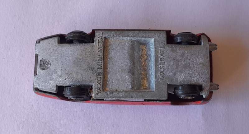 Rare 1970's Yaxon Mini Metal Die Cast Maserati Boomerang.