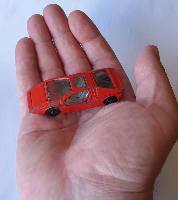Rare 1970's Yaxon Mini Metal Die Cast Maserati Boomerang.