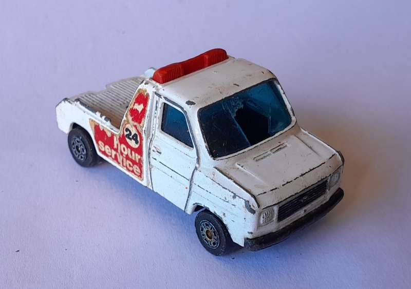 1980's Corgi Ford Transit Wrecker (for spares and repairs).