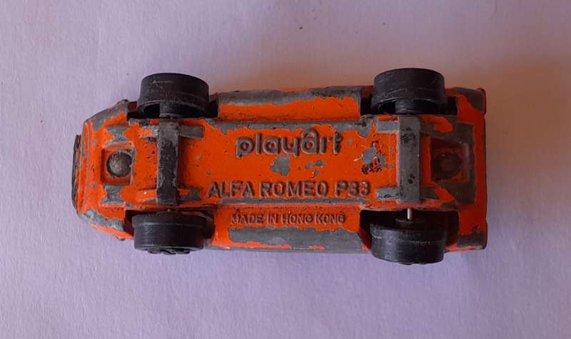 1970's Playart Die Cast Alfa Romeo P33 Roadster.