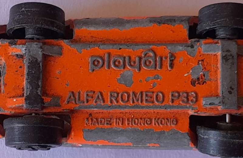 1970's Playart Die Cast Alfa Romeo P33 Roadster.