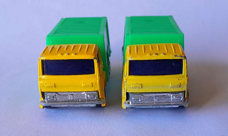 Vintage Pair Die Cast and Plastic Ford "Sprite" Trucks.