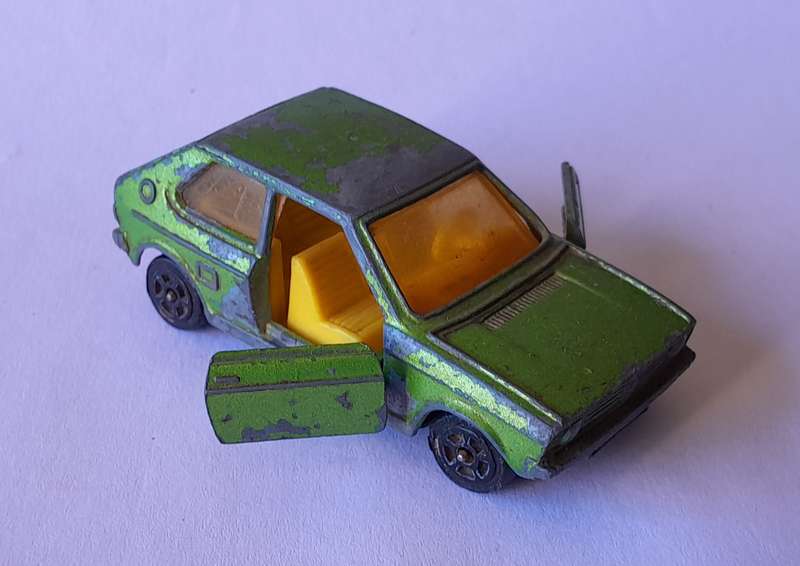 1970's Corgi Juniors Die Cast VW Polo.  Opening Doors.