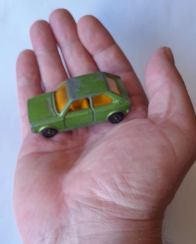 1970's Corgi Juniors Die Cast VW Polo.  Opening Doors.