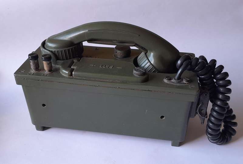 SADF Border War Tele 71 Field Telephone (1 of 2).  Untested.