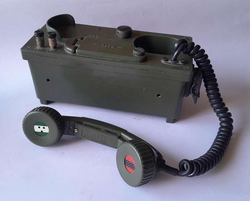SADF Border War Tele 71 Field Telephone (1 of 2).  Untested.