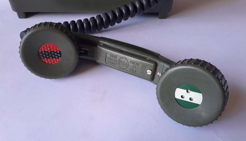 SADF Border War Tele 71 Field Telephone (1 of 2).  Untested.