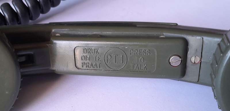SADF Border War Tele 71 Field Telephone (1 of 2).  Untested.
