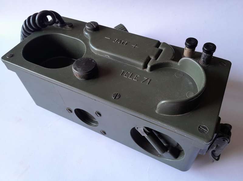 SADF Border War Tele 71 Field Telephone (1 of 2).  Untested.
