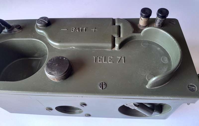 SADF Border War Tele 71 Field Telephone (1 of 2).  Untested.