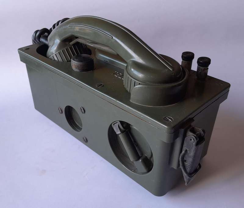 SADF Border War Tele 71 Field Telephone (1 of 2).  Untested.