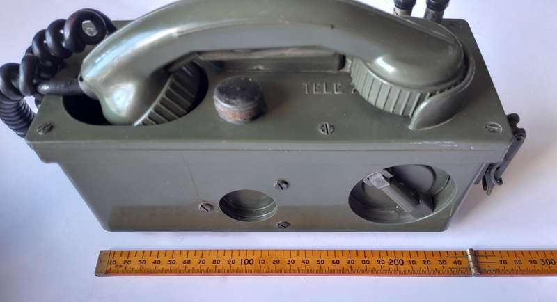 SADF Border War Tele 71 Field Telephone (1 of 2).  Untested.