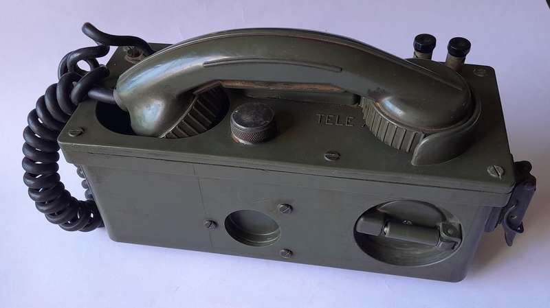 SADF Border War Tele 71 Field Telephone (2 of 2).  Untested.
