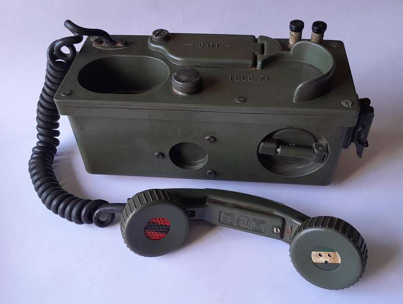 SADF Border War Tele 71 Field Telephone (2 of 2).  Untested.