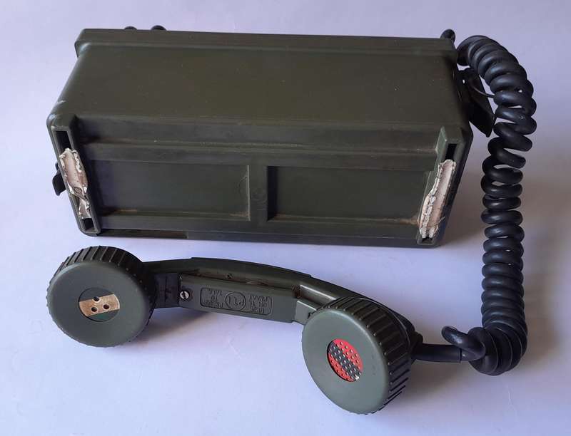 SADF Border War Tele 71 Field Telephone (2 of 2).  Untested.