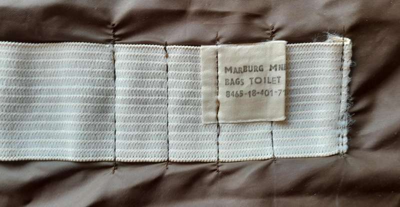 1981 SADF Border War Toilet Bag.  Marburg Mnfrs.  Mint Condition.