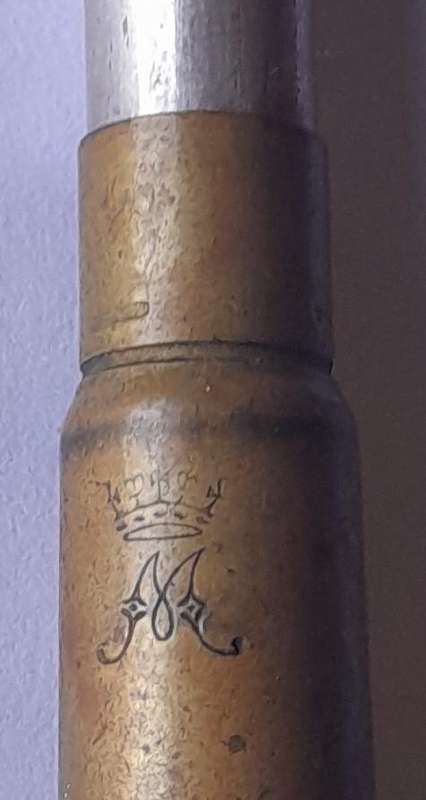 WW1 Princess Mary Christmas 1914 Gift Fund Silver Top Bullet Pencil.